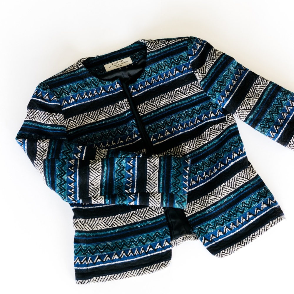 Tahari Aztec Blazer